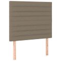 vidaXL Boxspring posteľ s matracom sivohnedý 100x200 cm látka