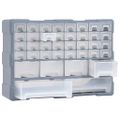 vidaXL Organizér so 38 zásuvkami 52x16x37,5 cm