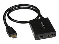 2 Port - 4K 30Hz - Powered - HDMI Audio / Video Splitter - 1 in 2 Out - HDMI 1.4 - Rozdeľovač video / audio - 2 x HDMI - desktop - pre P/N: ST121SHD50, SVA5M3NEUA