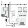 Impulzné bistabilné relé F&F BIS-412/230 na DIN