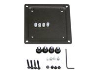 Upevňovací komponent (conversion plate) - pre obrazovku - oceľ - čierna