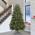 vidaXL Umelý vianočný stromček 300 cm 300 LED Teplá biela PVC a oceľ