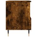 vidaXL Nočné stolíky 2 ks dymový dub 40x35x50 cm kompozitné drevo