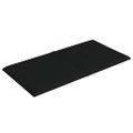 vidaXL Nástenné panely 12 ks čierne 30x15 cm látkové 0,54 m²