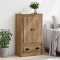 vidaXL Highboard Remeselný dub 60 x 35,5 x 103,5 cm Kompozitné drevo