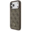 Obal Guess 4G Small Classic Logo MagSafe pre iPhone 17 Pro Max hnedý