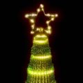 vidaXL LED vianočný stromček 475 LED teplá biela 247 cm