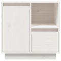 vidaXL Nočné stolíky 2 ks biele 50x34x50 cm borovicový masív