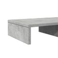vidaXL Stojan na monitor betónovosivý 50x27x10 cm kompozitné drevo