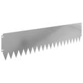 vidaXL Obrubník trávnika 10 ks 103 x 25 cm Oceľ Strieborná