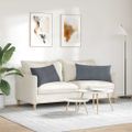 vidaXL Vankúše na pohovku 2 pcs Tmavo šedá 80 x 40 cm