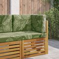 vidaXL Vankúš na vonkajšiu pohovku Polyester Design s listami