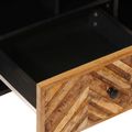 vidaXL Úložné skrine Hnedá 100 x 33,5 x 46 cm Masívne mango drevo