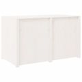 vidaXL Vonkajšia kuchynská skrinka MEPPEL biela 106x55x64 cm borovicový masív