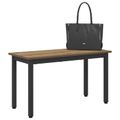 vidaXL lavička Remeselnícky dub 80 x 35 x 45 cm Kompozitné drevo