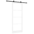 vidaXL Posuvné dvere ORKDAL 93 x 232 cm Biela a čierna