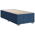 vidaXL Posteľný rám boxsping s matracom modrý 80x200 cm látka
