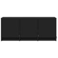 vidaXL TV stolík s LED čierny 97x34x40 cm kompozitné drevo