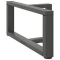 vidaXL Nohy konferenčného stolíka v tvare T, 2 ks, antracitové, 70x25x(30-31) cm, oceľ