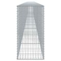 vidaXL Gabiónový kôš s krytom 1100x50x100 cm pozinkované železo