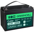 LFPGC12V125AH Green Cell CUBE LiFePO4 125Ah 12,8V 1600Wh lítium-železo-fosfátová batéria pre karavan