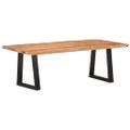 vidaXL Konferenčný stolík, nepravidelné hrany 115x60x40 cm, akácia