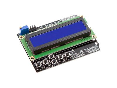 Modul displej LCD1602A s klávesnicou, 16x2 znakov, modré podsvietenie