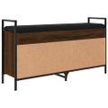 vidaXL Lavička na topánky hnedý dub 105,5x32x57,5 cm kompozitné drevo