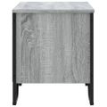 vidaXL Botník sivý dub sonoma 90x38x45,5 cm kompozitné drevo