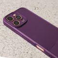 Jednoduché karbónové puzdro pre Samsung Galaxy A17 4G / A17 5G / A18 5G fialová