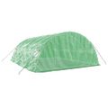 vidaXL Fóliovník s oceľovým rámom zelený 30 m² 6x5x2,3 m