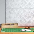 vidaXL Schodový rošt 4 ks 40 x 30 cm Strieborná Hliník Obdĺžnikový