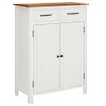 vidaXL Skrinka na topánky 76x37x105 cm masívne dubové drevo
