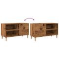 vidaXL Skrinka na platne, staré drevo 84,5x38x48 cm, kompozitné drevo