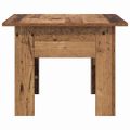 vidaXL Konferenčný stolík Staré drevo 55 x 55 x 42 cm Kompozitné drevo