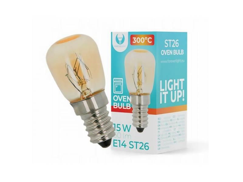 Žiarovka do rúry E14 15W FOREVER LIGHT ST26