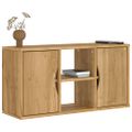 vidaXL TV skrinka „ODDA“ 79x24x40 cm masívne borovicové drevo