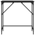 vidaXL Konzolový stolík čierny 75x32x75 cm kompozitné drevo