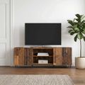 vidaXL TV skrinka Staré drevo 150 x 31 x 52 cm Kompozitné drevo