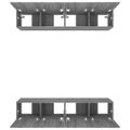 vidaXL TV skrinky 4 ks sivý dub sonoma 80x30x30 cm spracované drevo