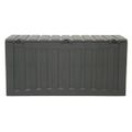 vidaXL Úložný box čierny 118x53x57 cm polypropylén