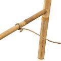 vidaXL Dvojitý vešiak na uteráky, rebrík s 5 priečkami, bambus, 50x160 cm