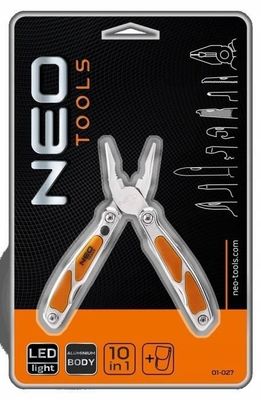 Multifunkčné náradie NEO Multitool, 10 funkcií, LED