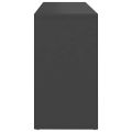 vidaXL Lavica na topánky sivá 103x30x55 cm drevotrieska