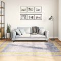 vidaXL Koberec umývateľný sivo-zlatý 150x230 cm protišmykový
