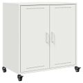 vidaXL Komoda biela 68x39x72 cm oceľ