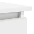 vidaXL Konzolový stolík so zásuvkami biely 85,5x38,5x74,5 cm