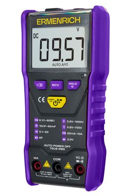 Digitálny multimeter Ermenrich Zing TC20 Fialový