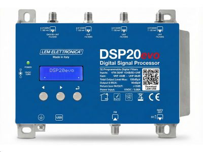LEM DSP20evo programovateľný DVB-T/T2 zosilňovač