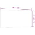 vidaXL Nástenná magnetická tabuľa biela 80x40 cm tvrdené sklo